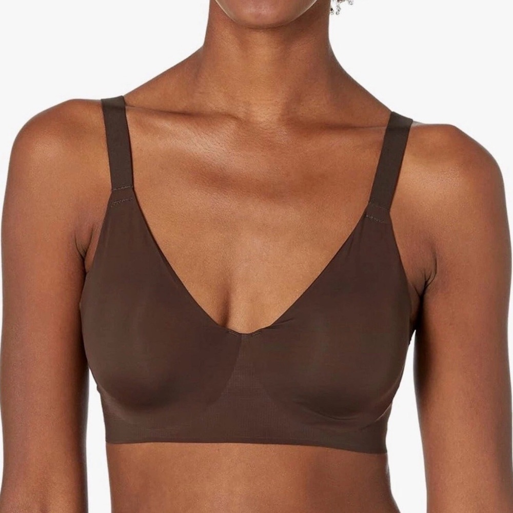Bali Comfort Revolution Underwire Bra Easylite Full-Coverage Brown Plus Size 3XL